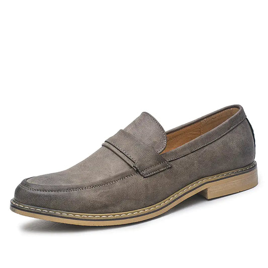 Spring New Men's Leather Dress Shoes for Business Casual