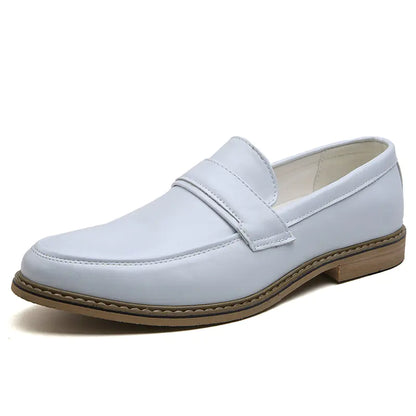 Spring New Men's Leather Dress Shoes for Business Casual