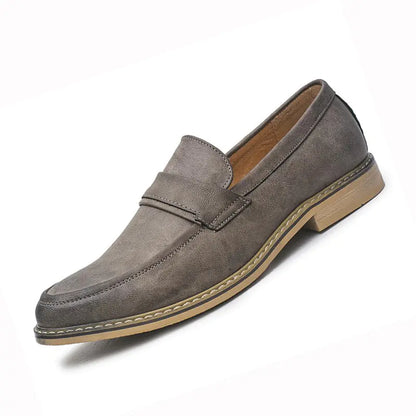 Spring New Men's Leather Dress Shoes for Business Casual