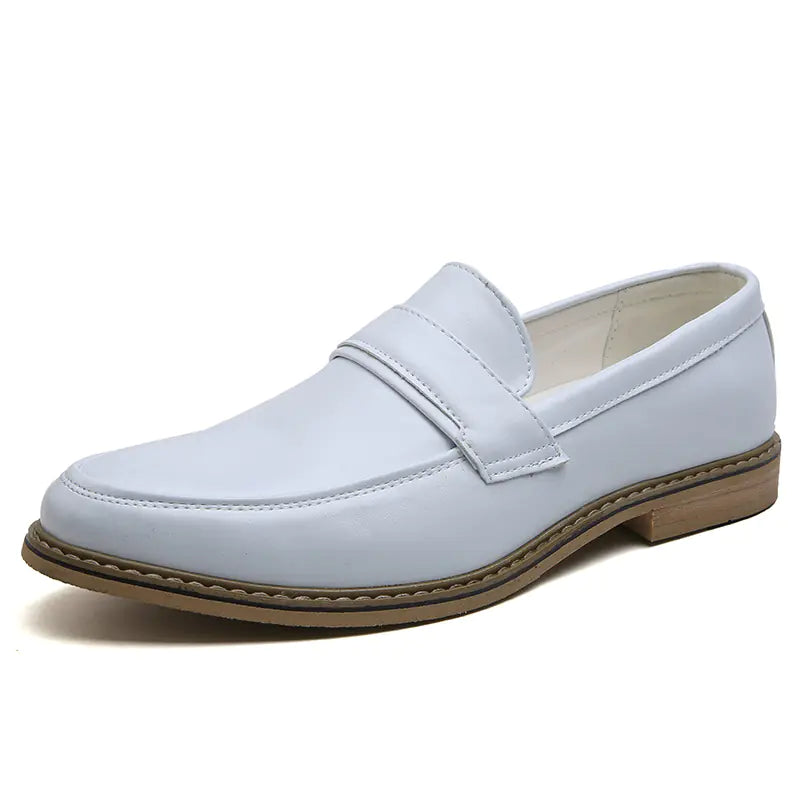 Spring New Men's Leather Dress Shoes for Business Casual